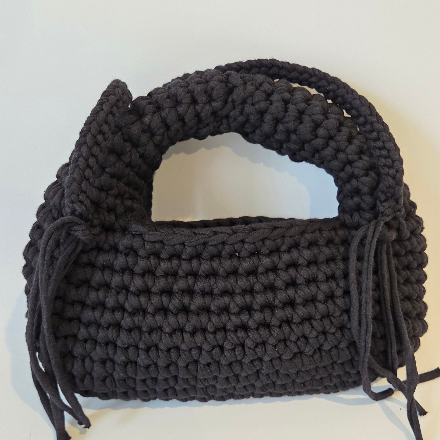 Fine Garnet Crossbody / Clutch - Black