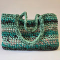 Opal Tote, Large - Green and Earth