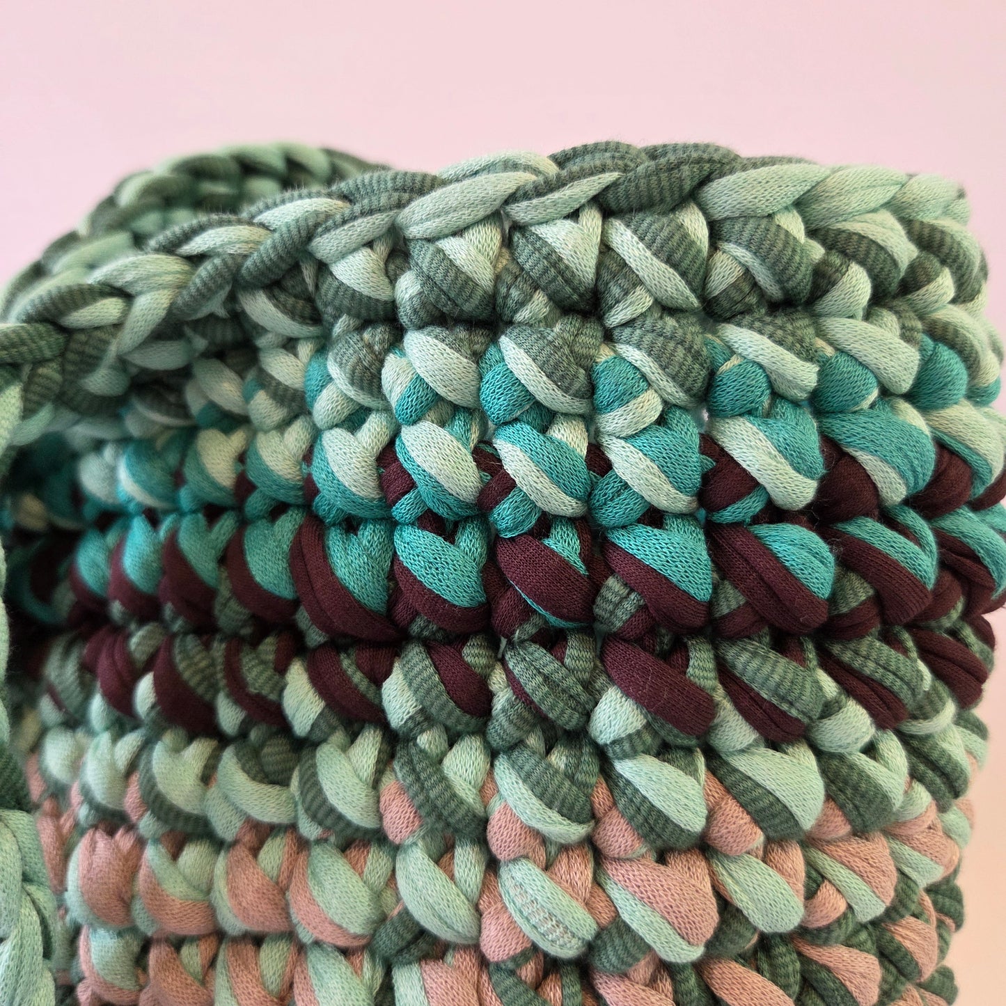 Opal Tote, Large - Green and Earth