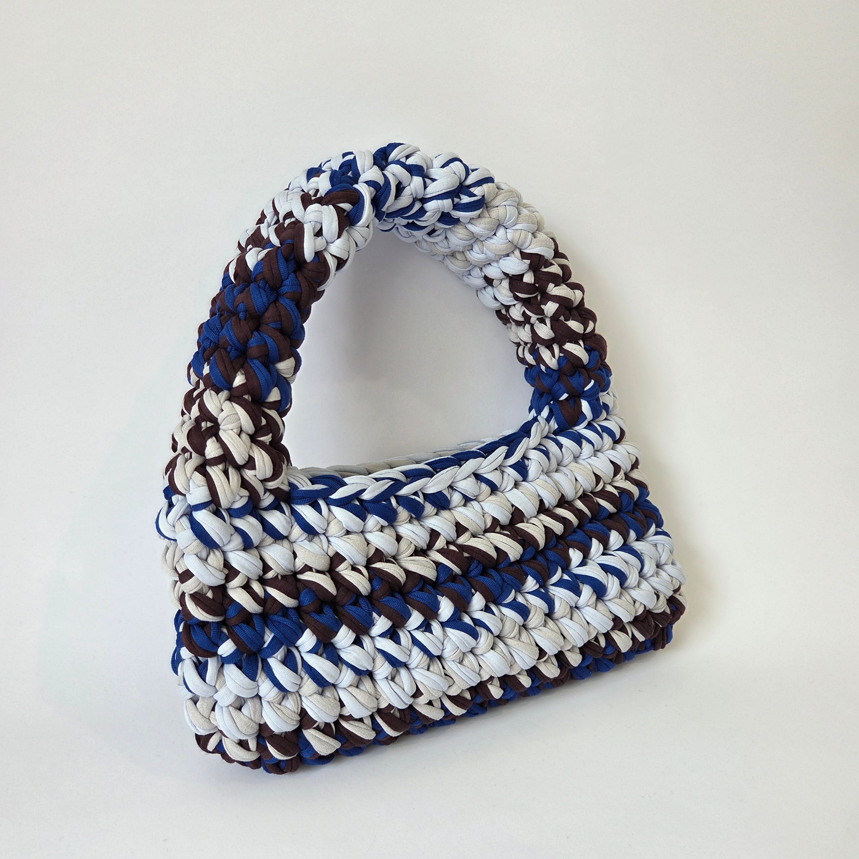 Topaz Pochette - Blue & Brown