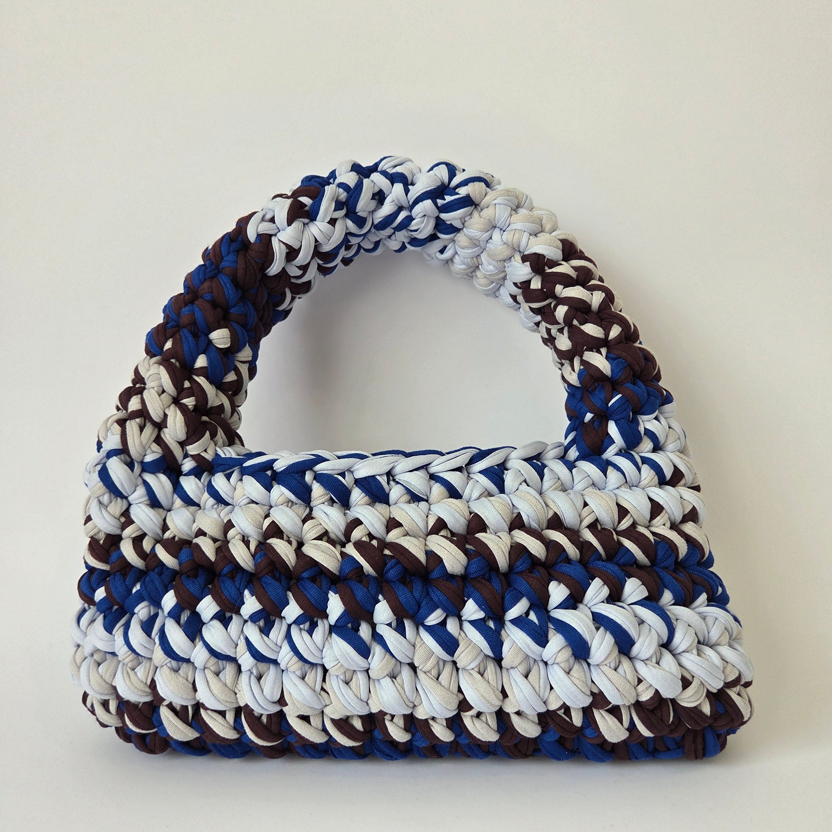 Topaz Pochette - Blue & Brown