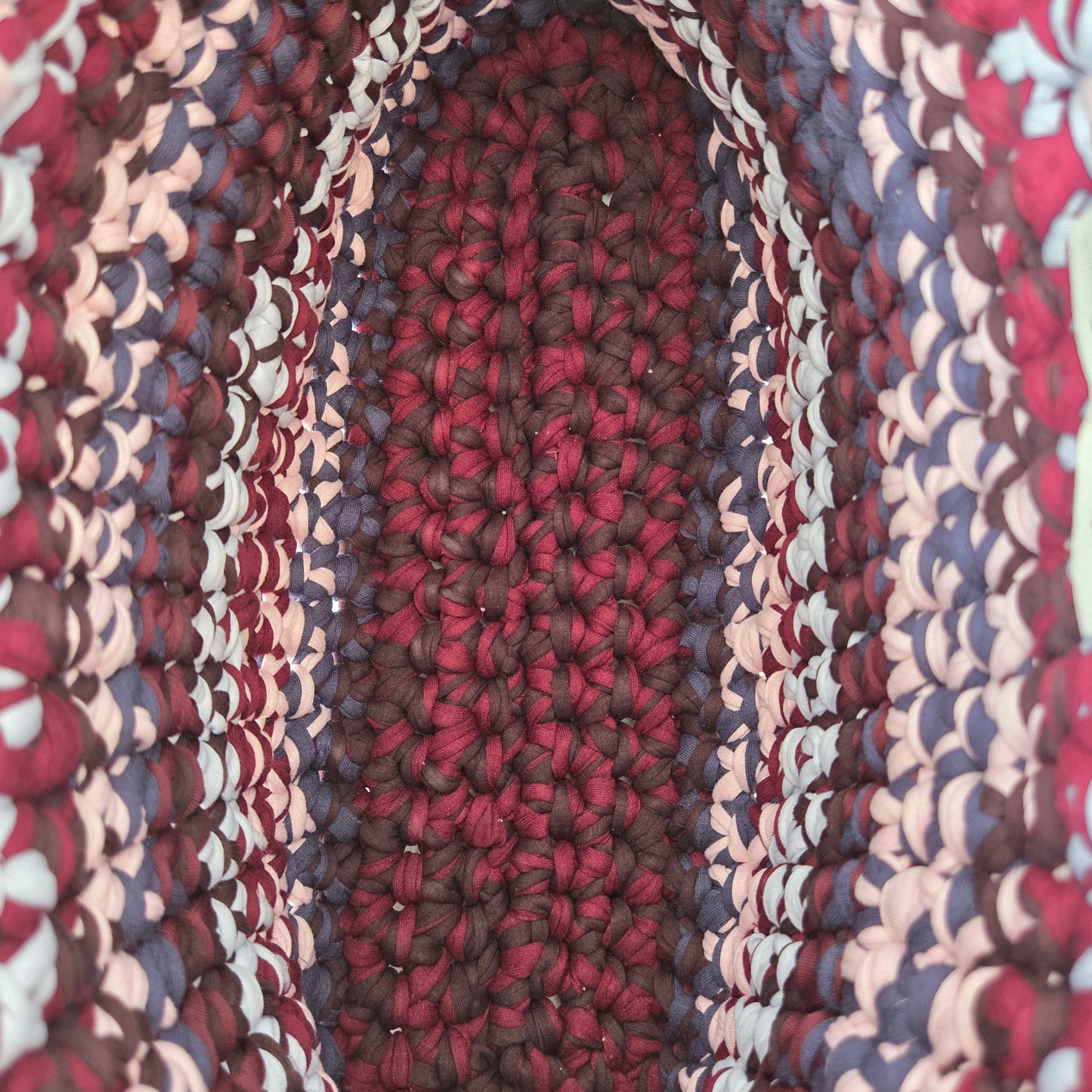 Opal Tote - Burgundy and Blue