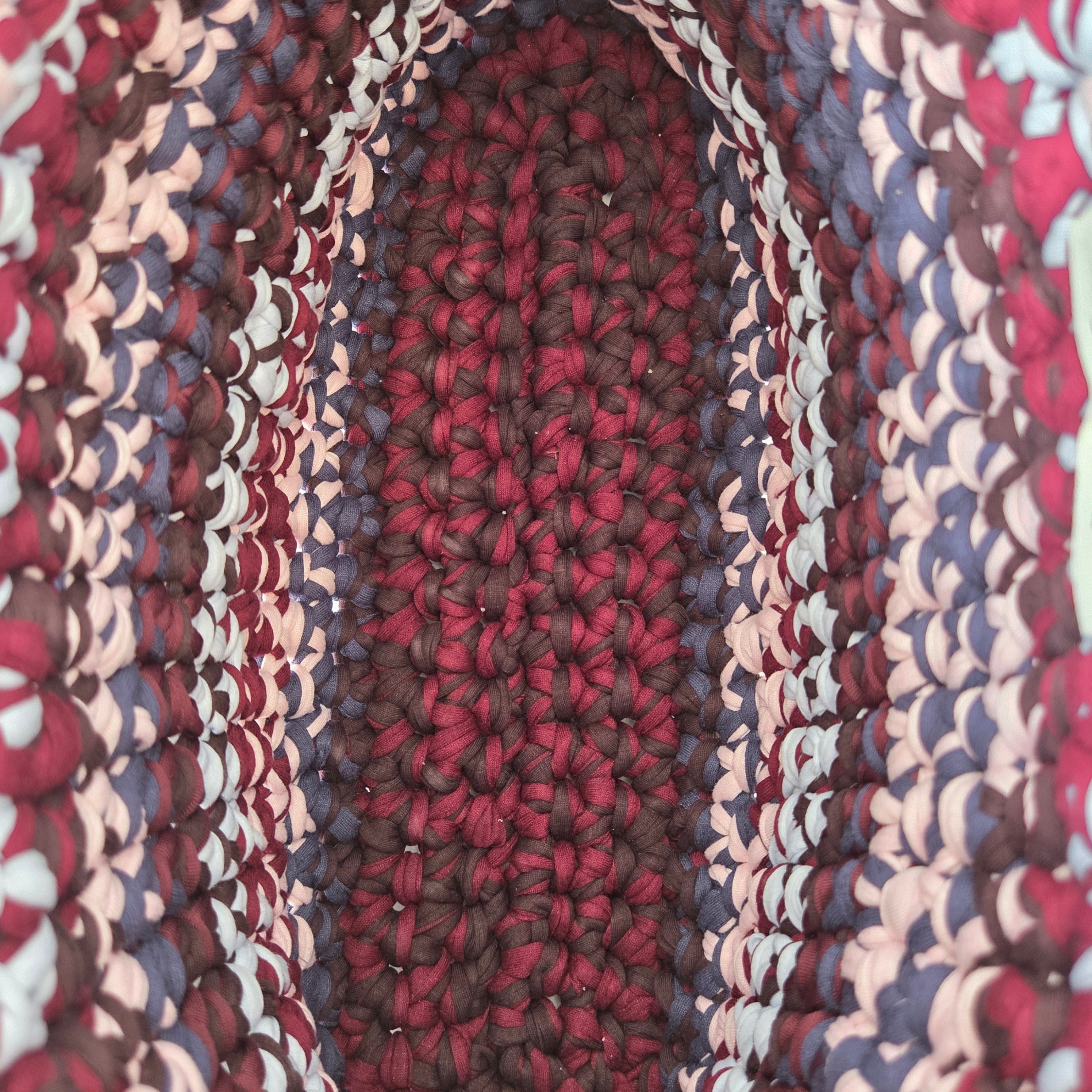 Opal Tote - Burgundy and Blue