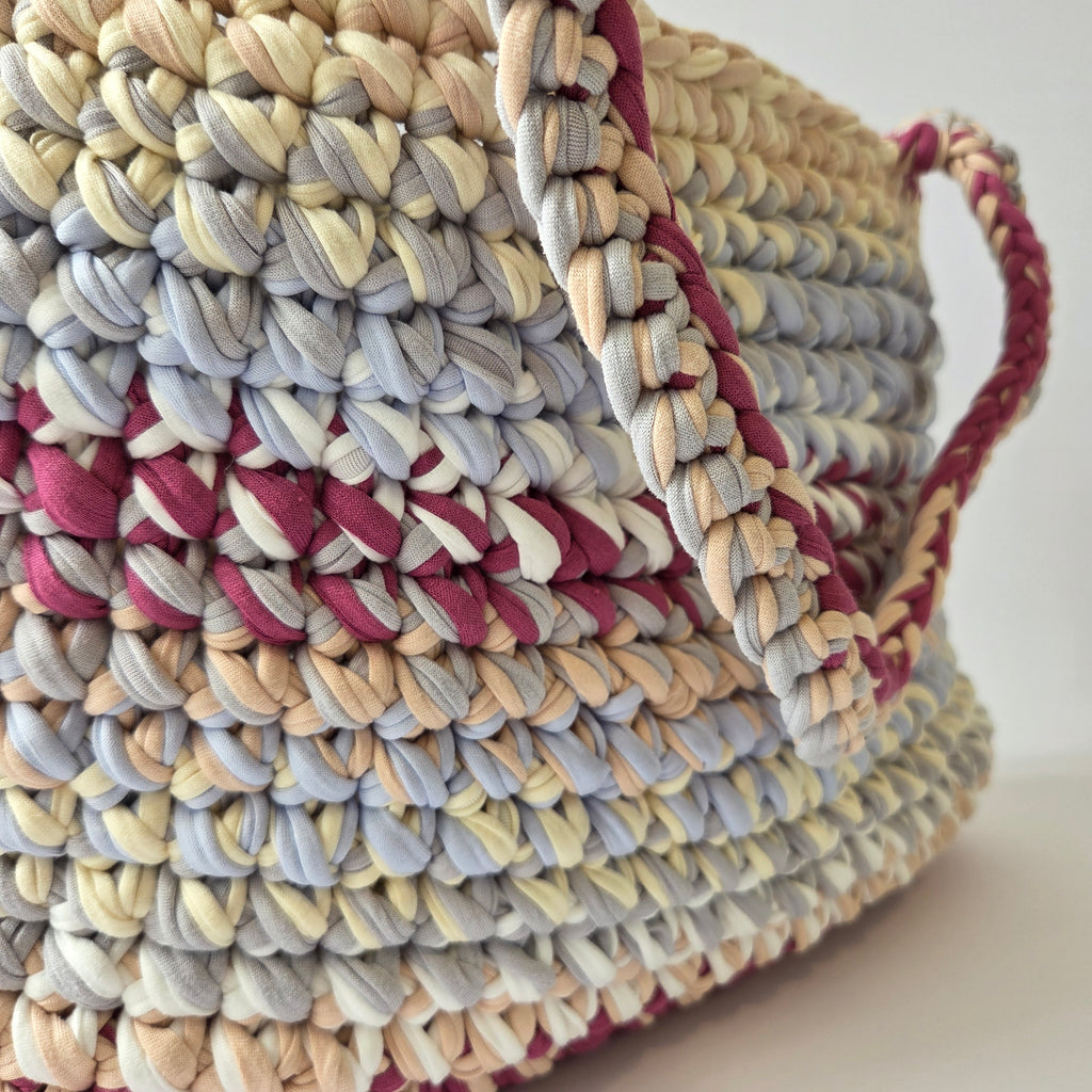 Opal Tote - Mauve & Pastels