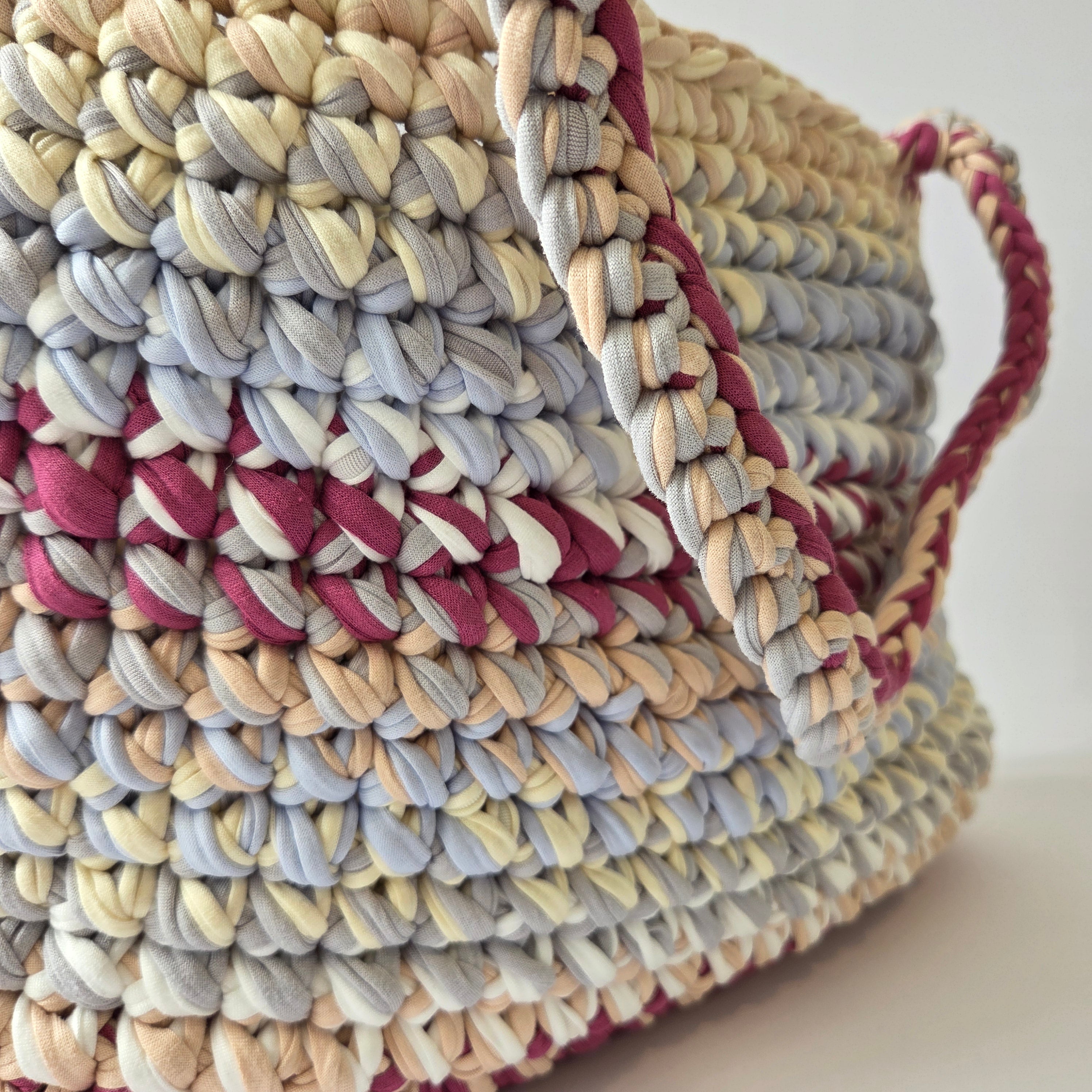 Opal Tote - Mauve & Pastels