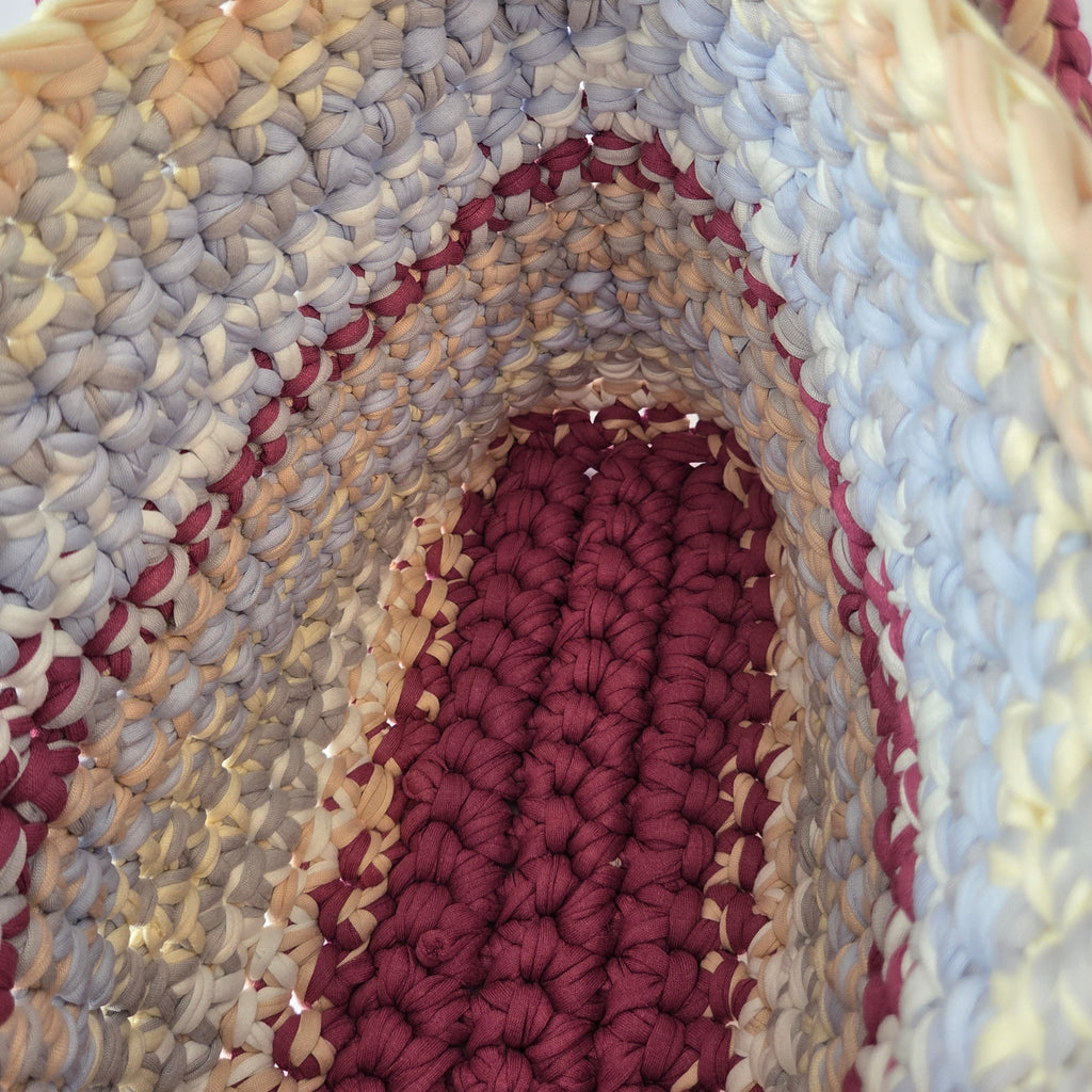 Opal Tote - Mauve & Pastels