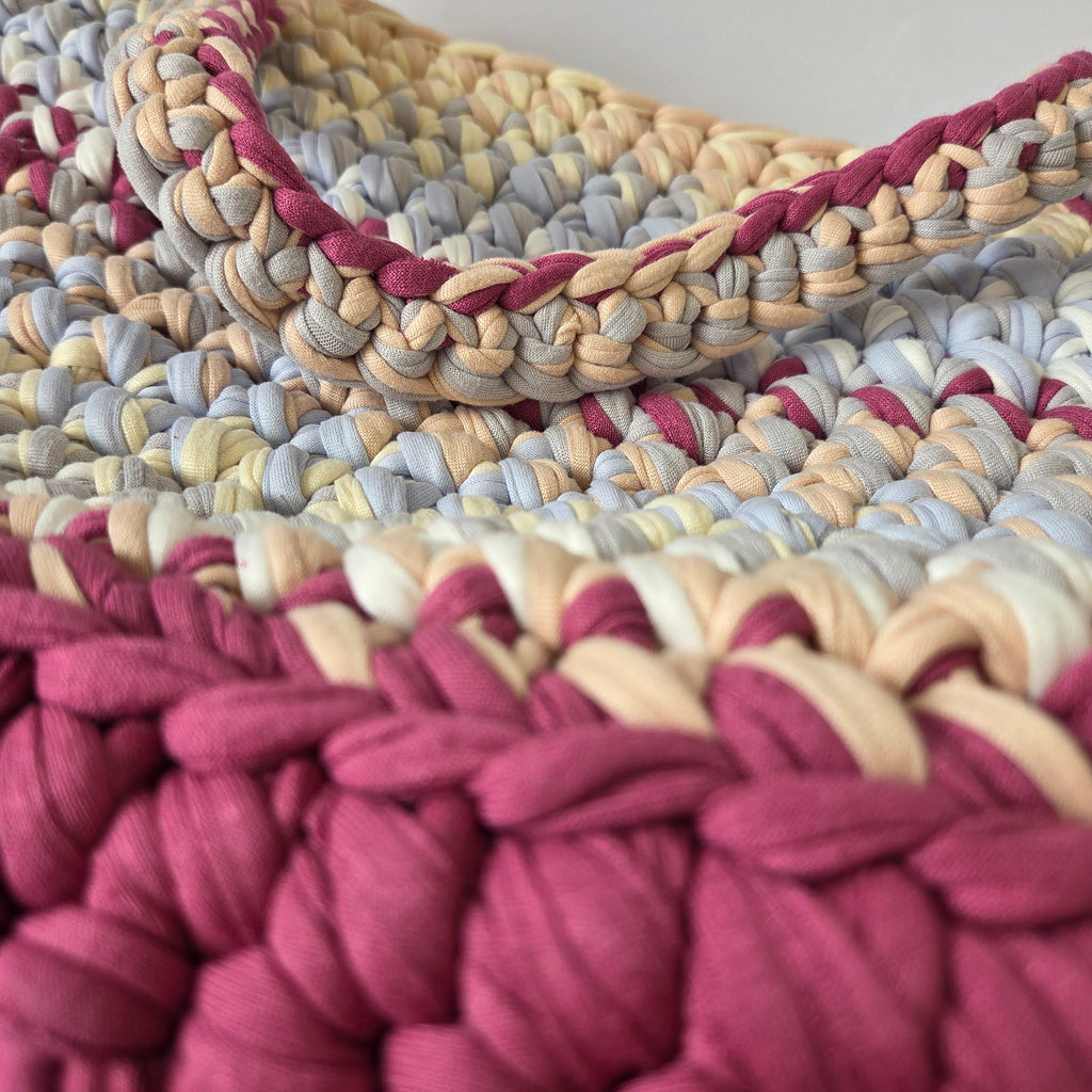 Opal Tote - Mauve & Pastels