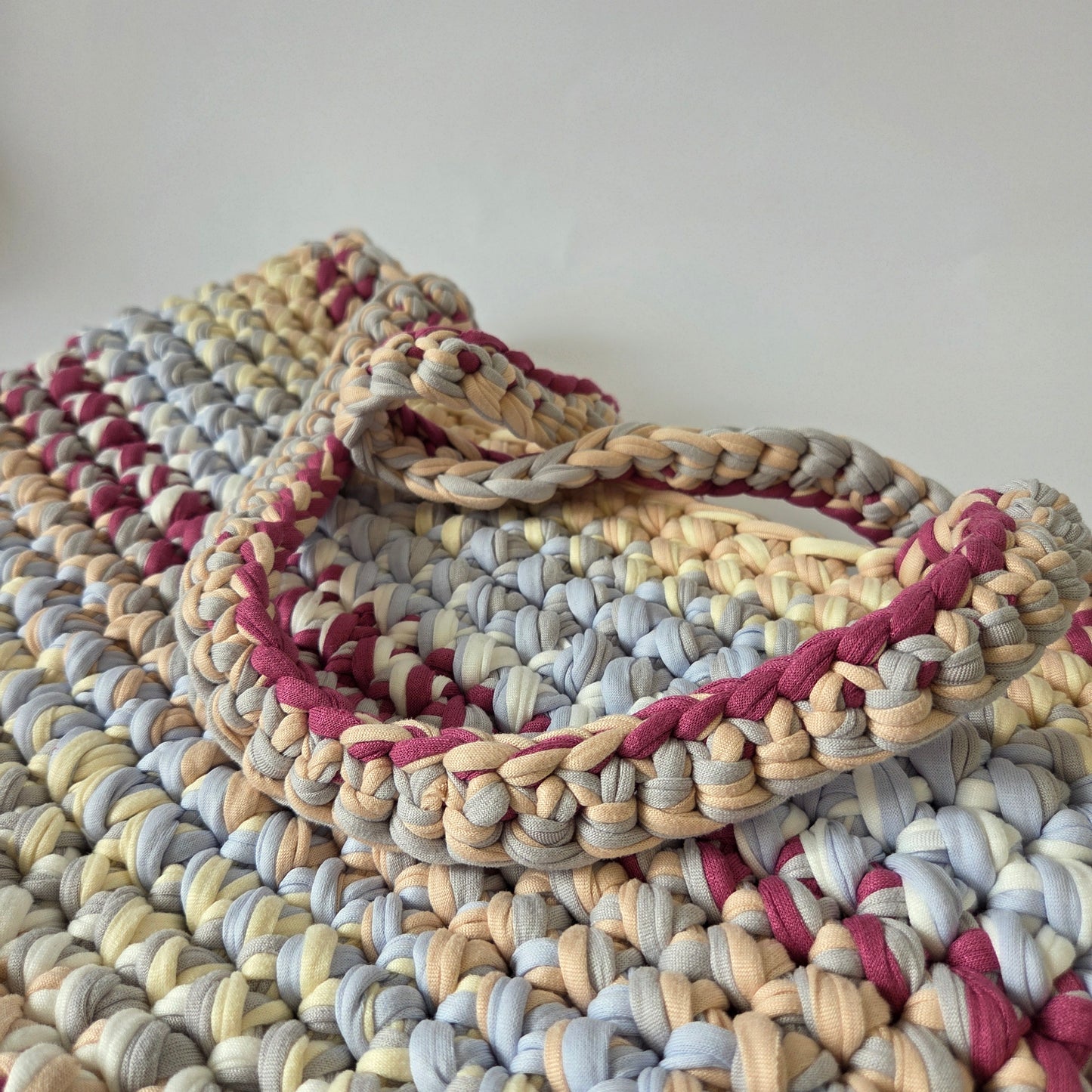 Opal Tote - Mauve & Pastels