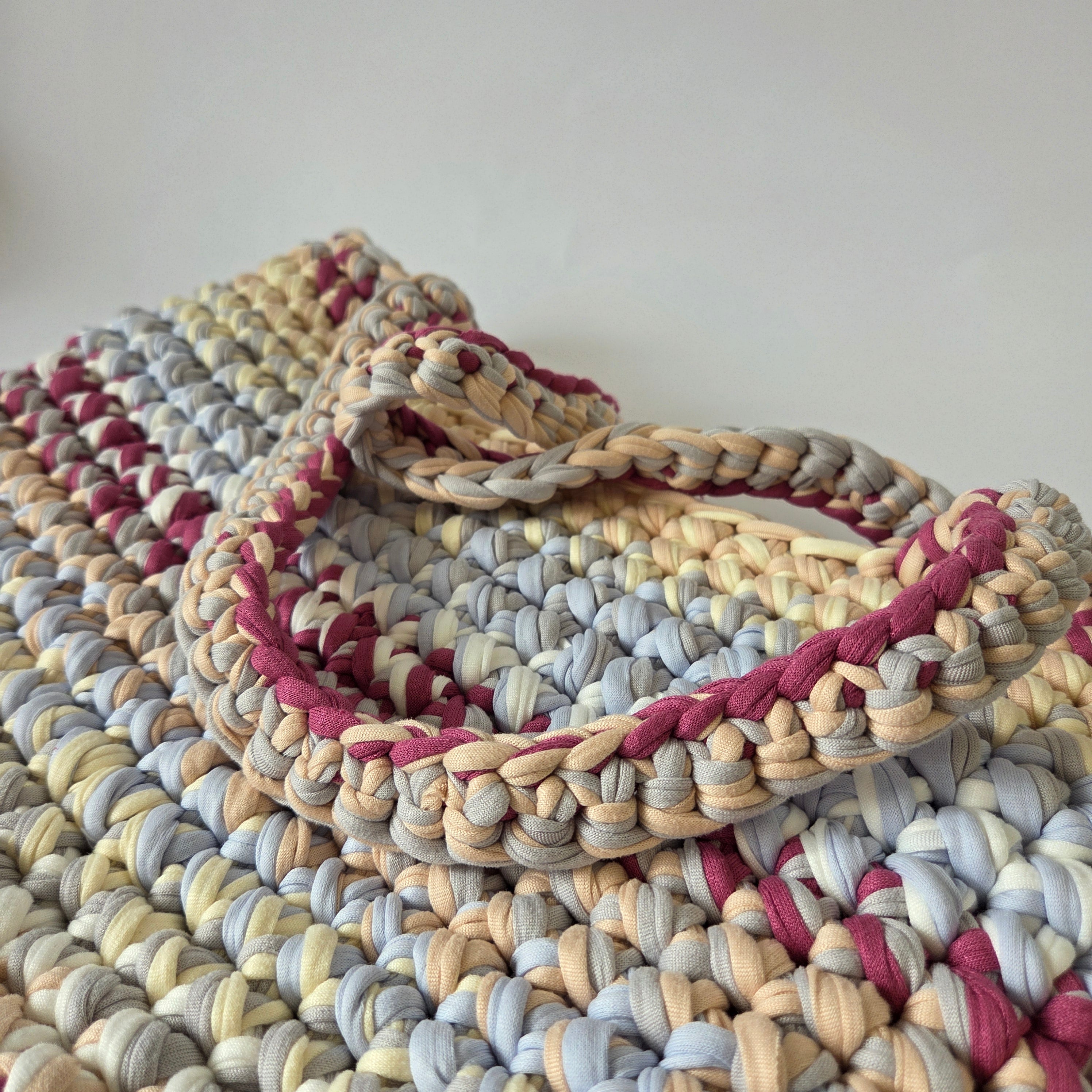 Opal Tote - Mauve & Pastels