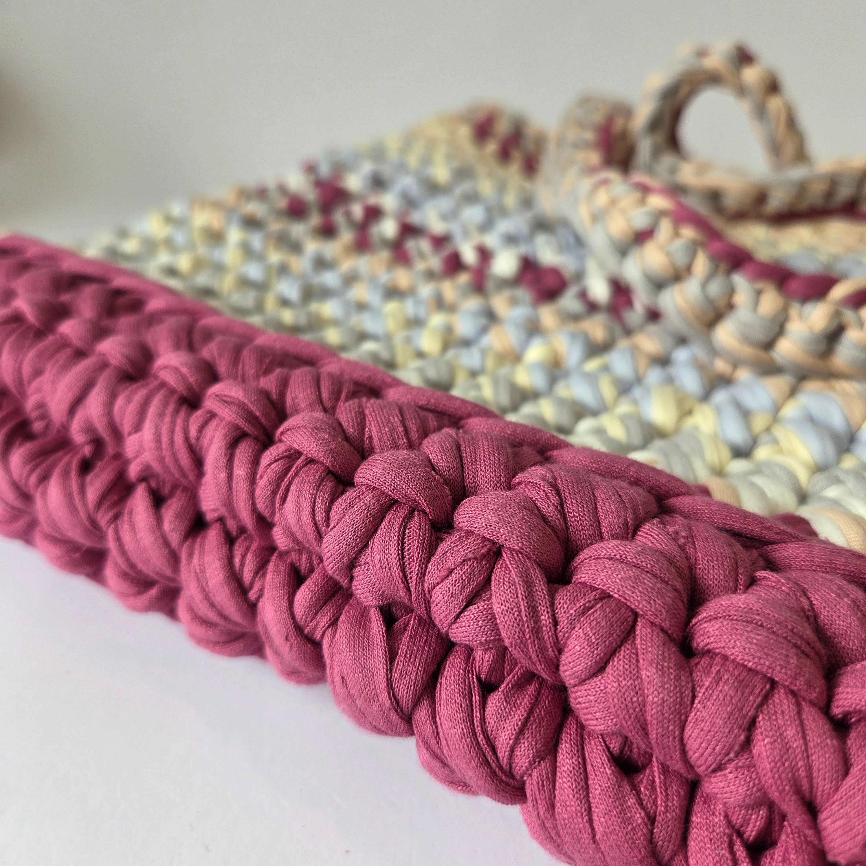 Opal Tote - Mauve & Pastels