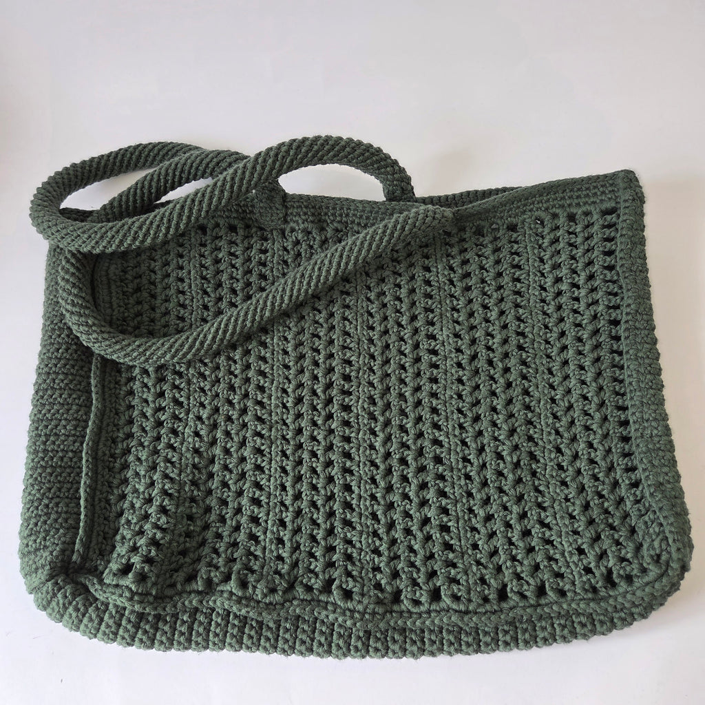 Peridot Tote - Dark Green