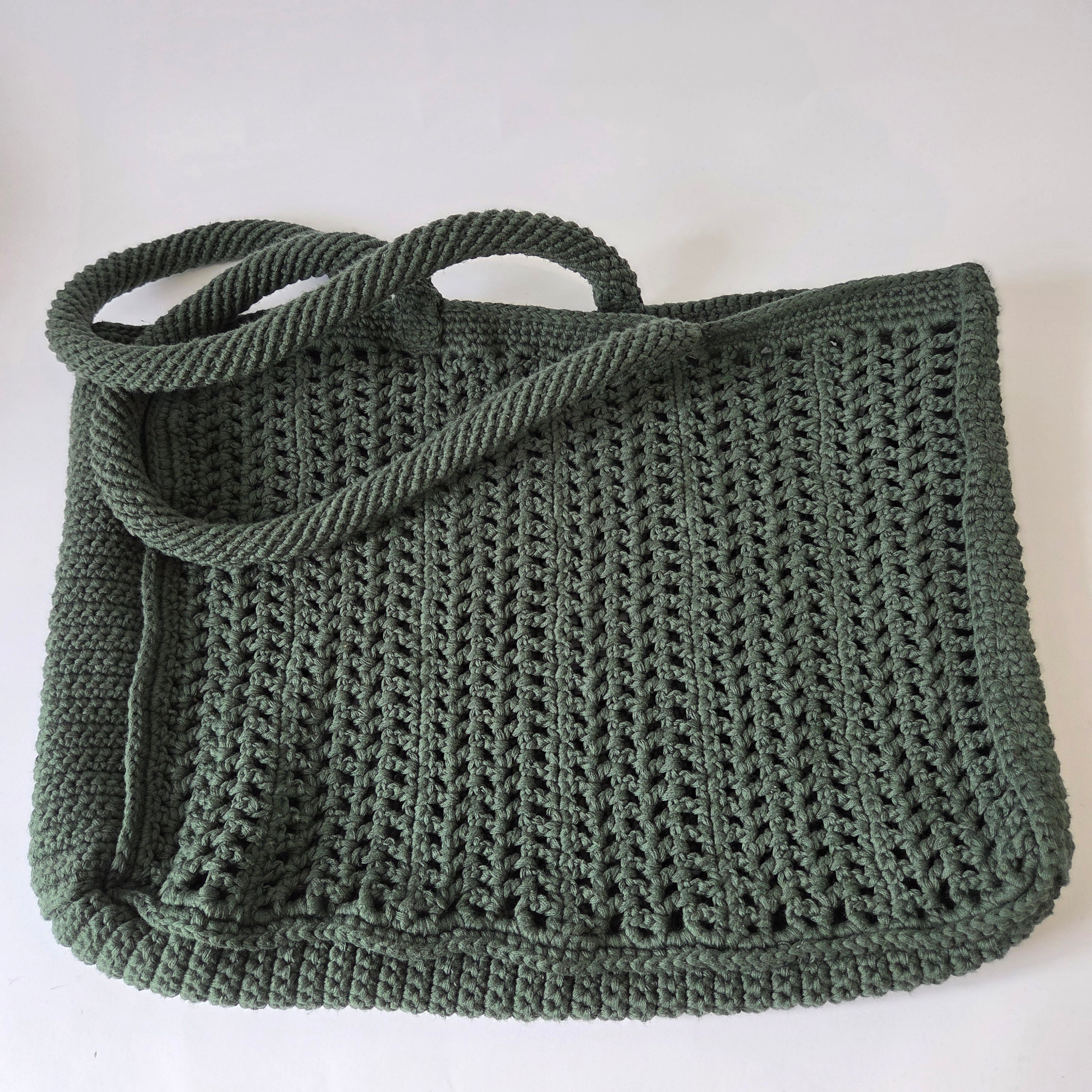 Peridot Tote - Dark Green