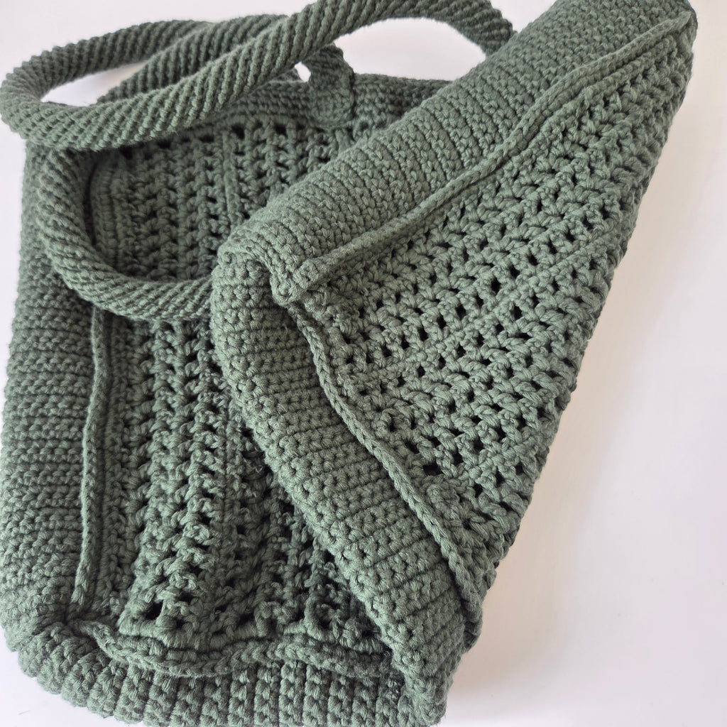 Peridot Tote - Dark Green