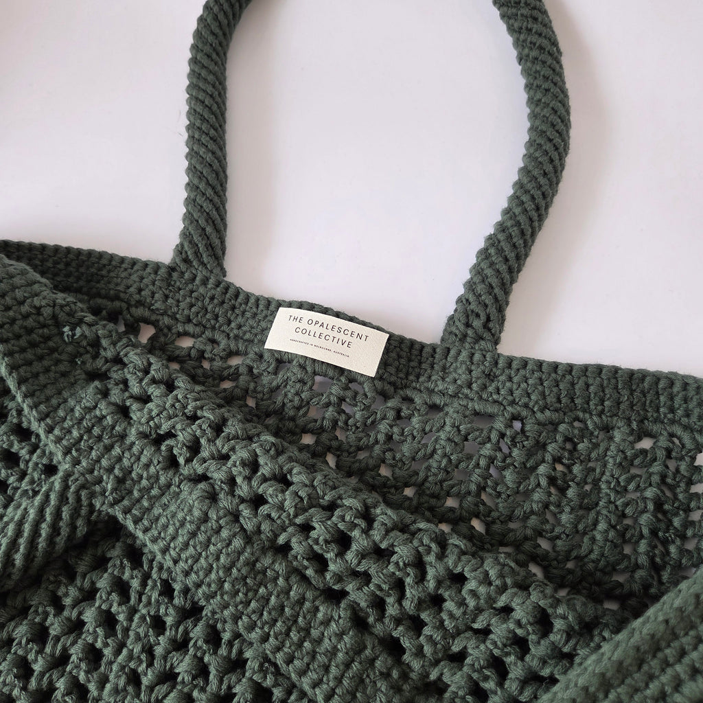 Peridot Tote - Dark Green