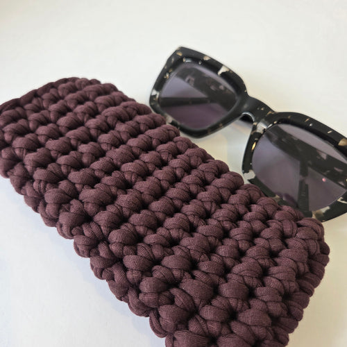 Halite Glasses Holder - Chocolate Brown