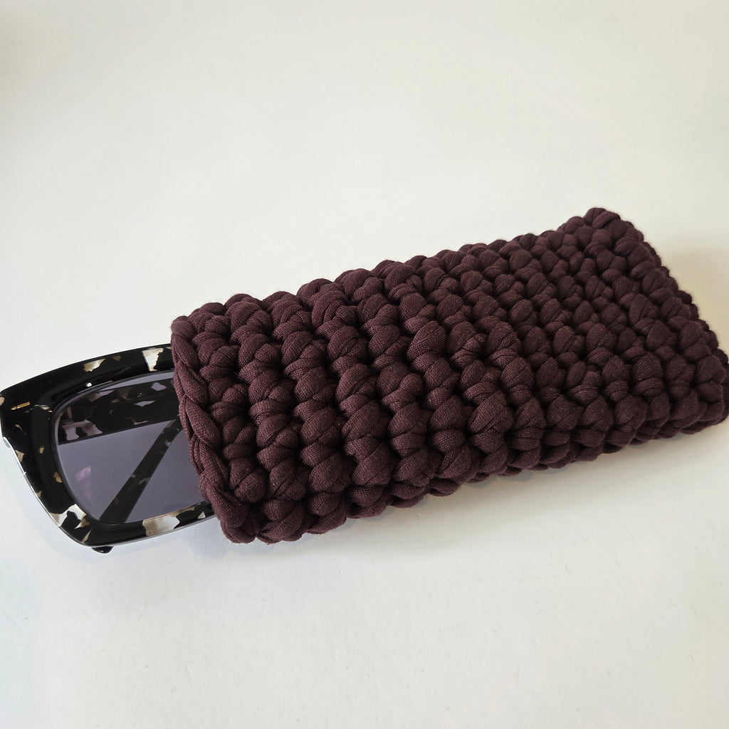 Halite Glasses Holder - Chocolate Brown