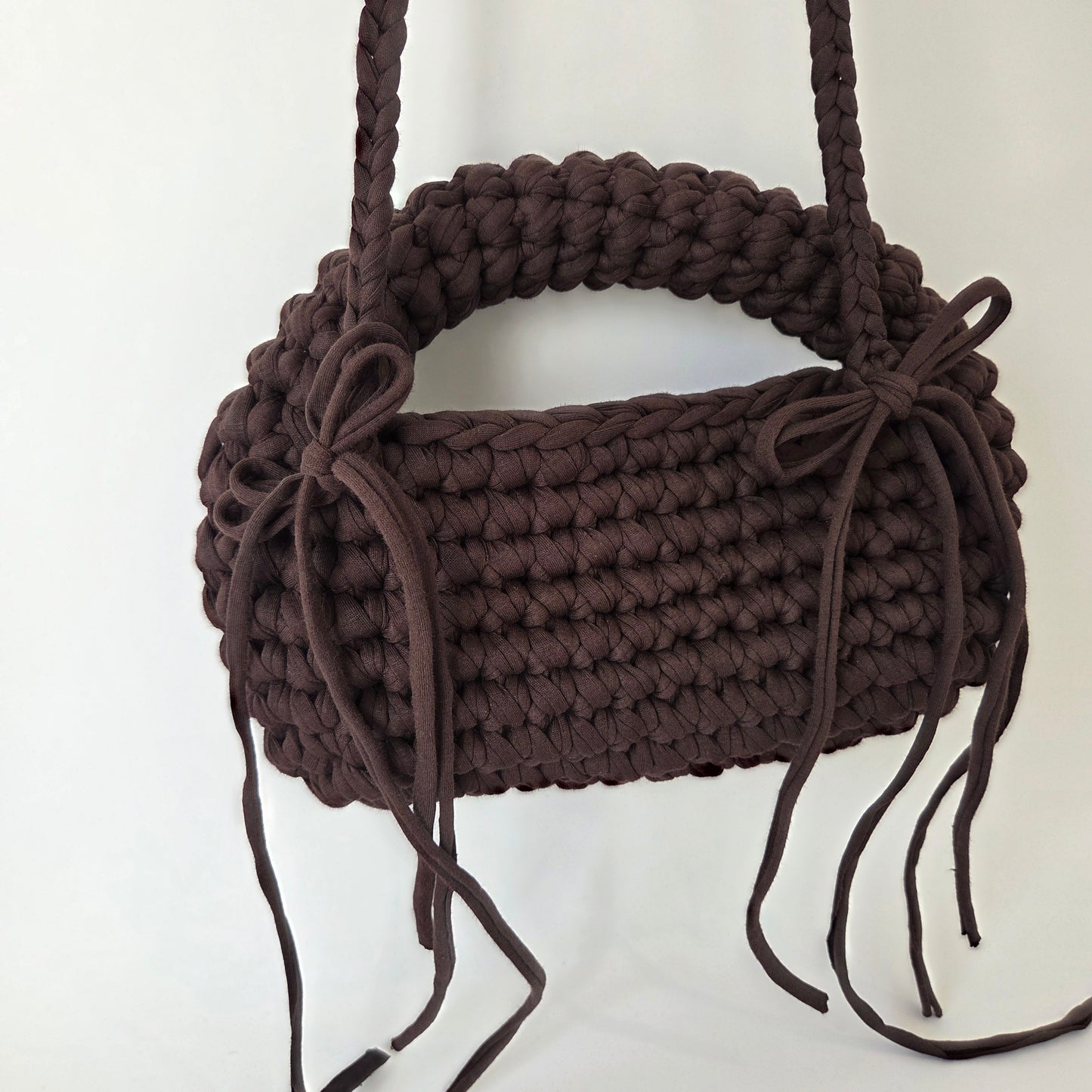 Garnet Crossbody / Clutch - Chocolate Brown