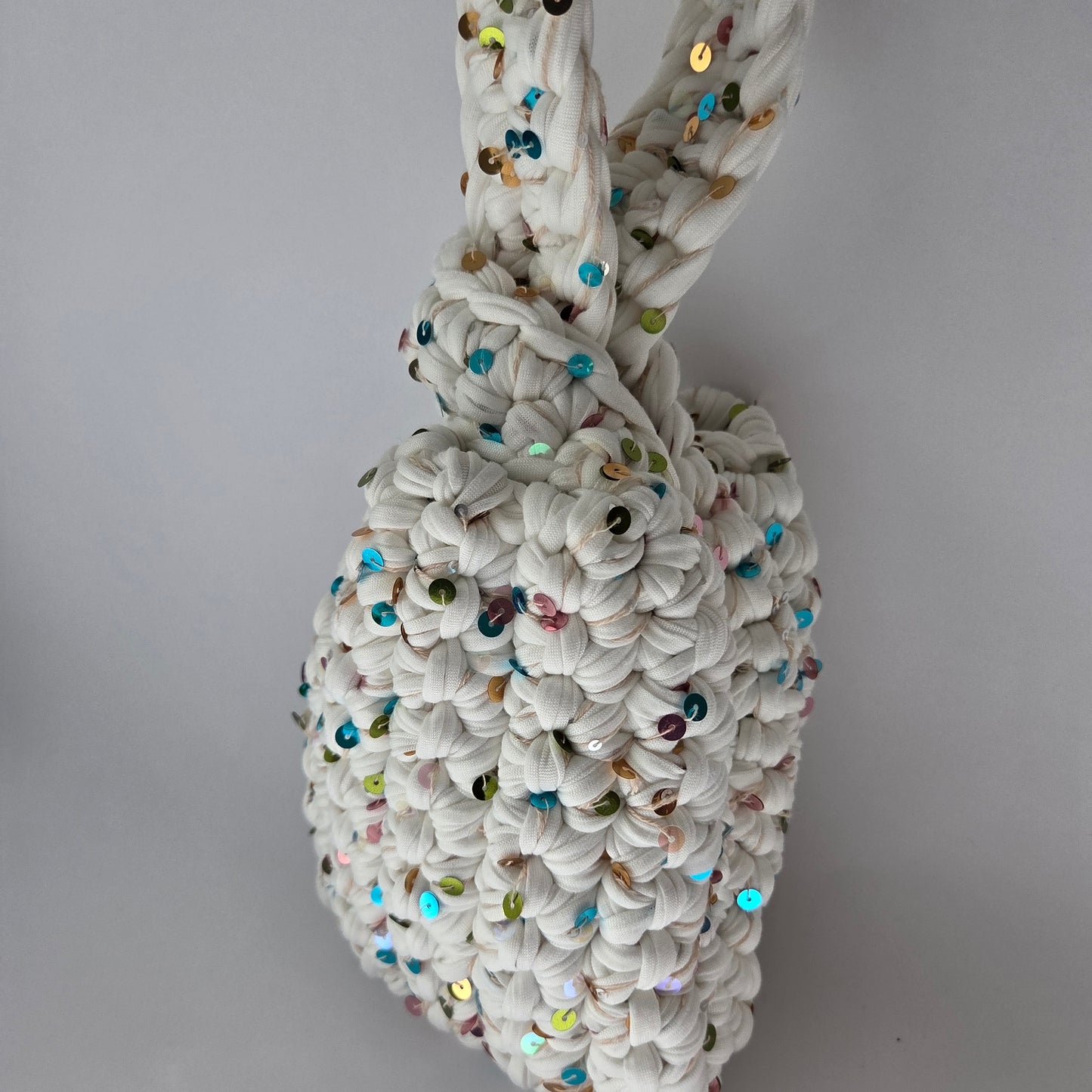 Aquamarine Knot Bag