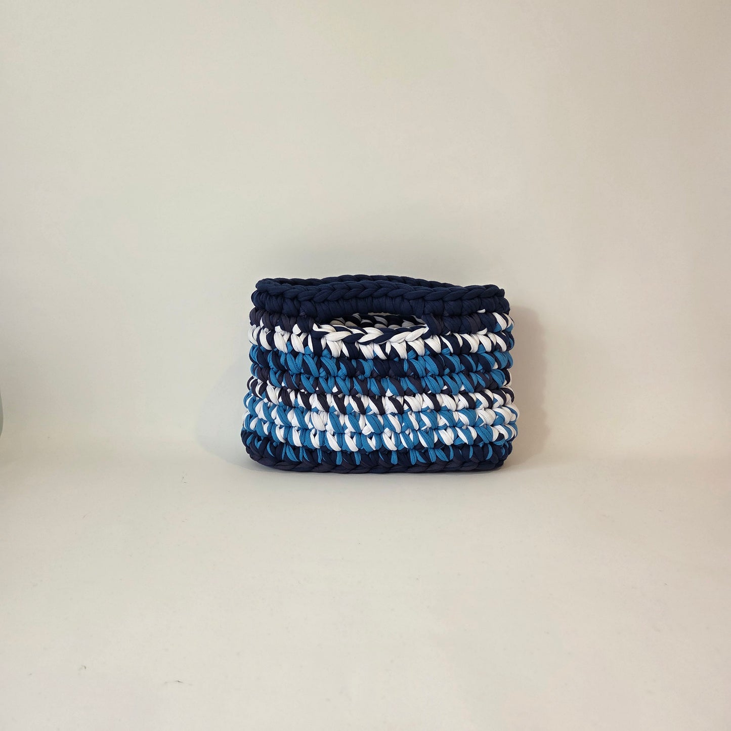 Jade Medium High Top Clutch - Blue Colourway