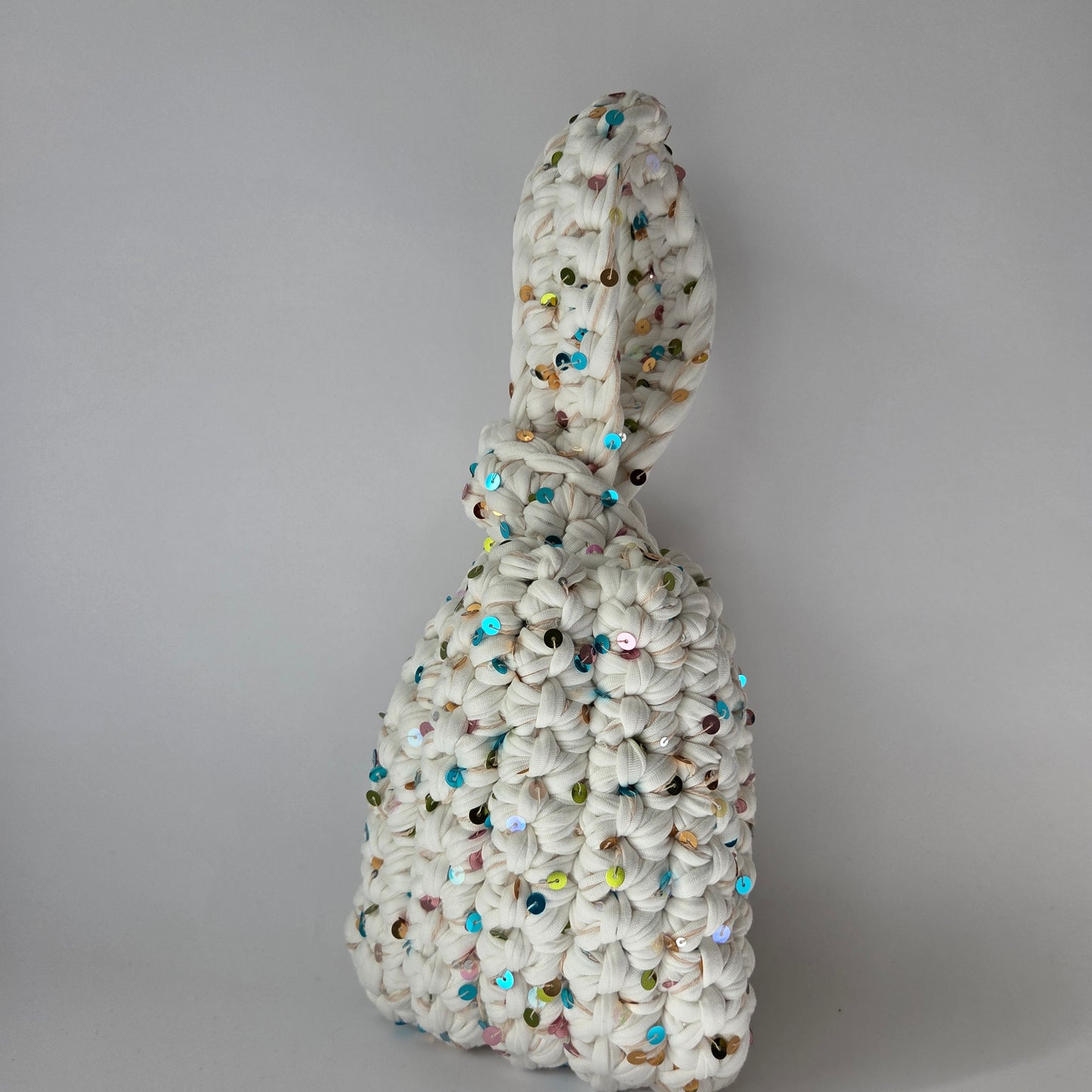 Aquamarine Knot Bag