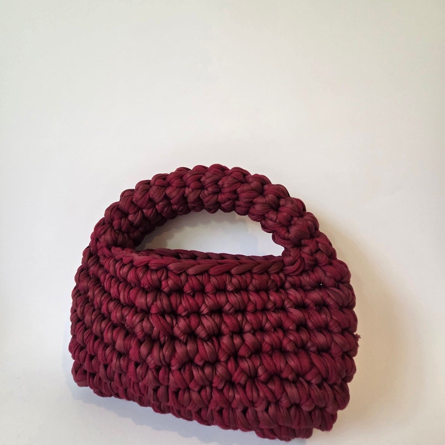 Garnet Crossbody / Clutch - Burgundy & Chocolate Cherry