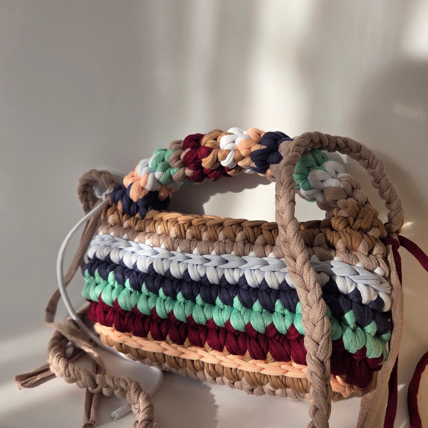 Garnet Crossbody / Clutch - Beach multicoloured