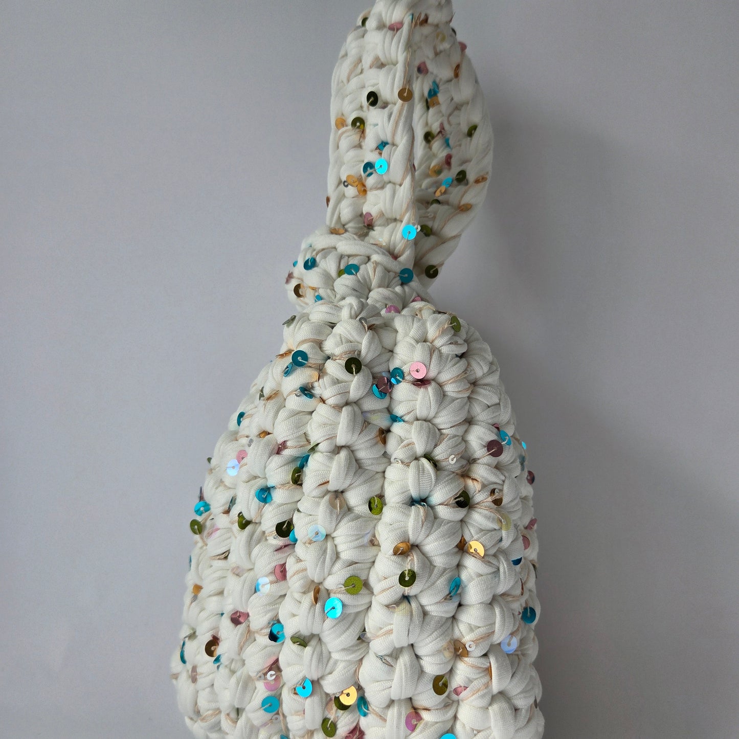 Aquamarine Knot Bag